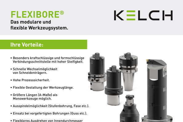 Kelch FlexiBore System KFS 63 SK 50 DIN 2080 Grundaufnahme Aufnahme 9456 63 