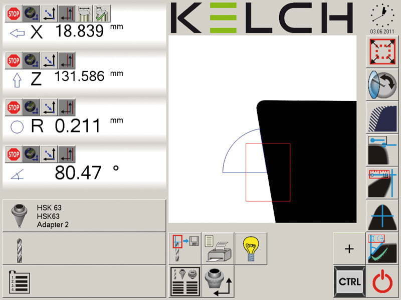 KELCH Software CoVis Messbild