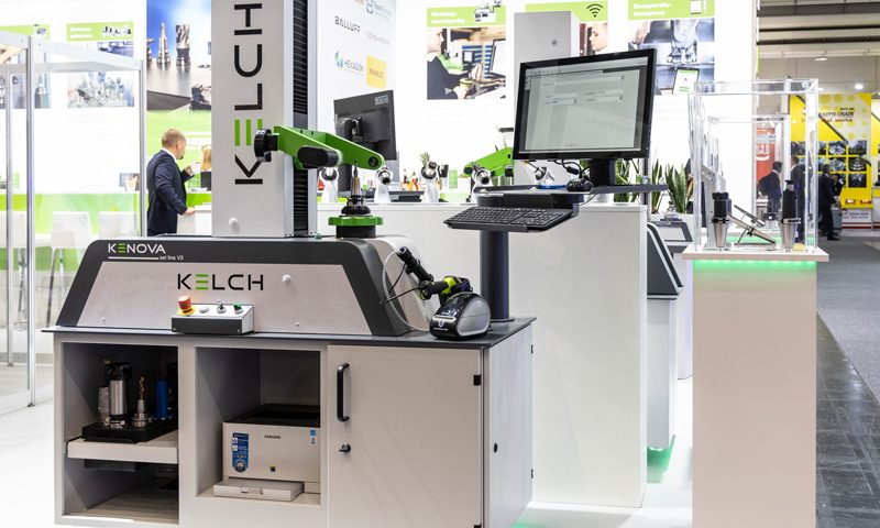 Instead of exhibiting products on its exhibition stand, as here at EMO 2019, KELCH will be showcasing its tool presetters in live webinars on the 2nd and 3rd of March 2021 on the Intec/Z connect digital platform.