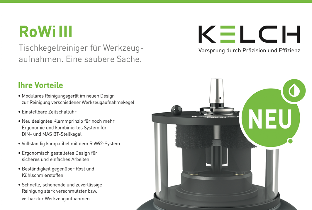 KELCH RoWi3 - Kegelreiniger - Flyer DEU